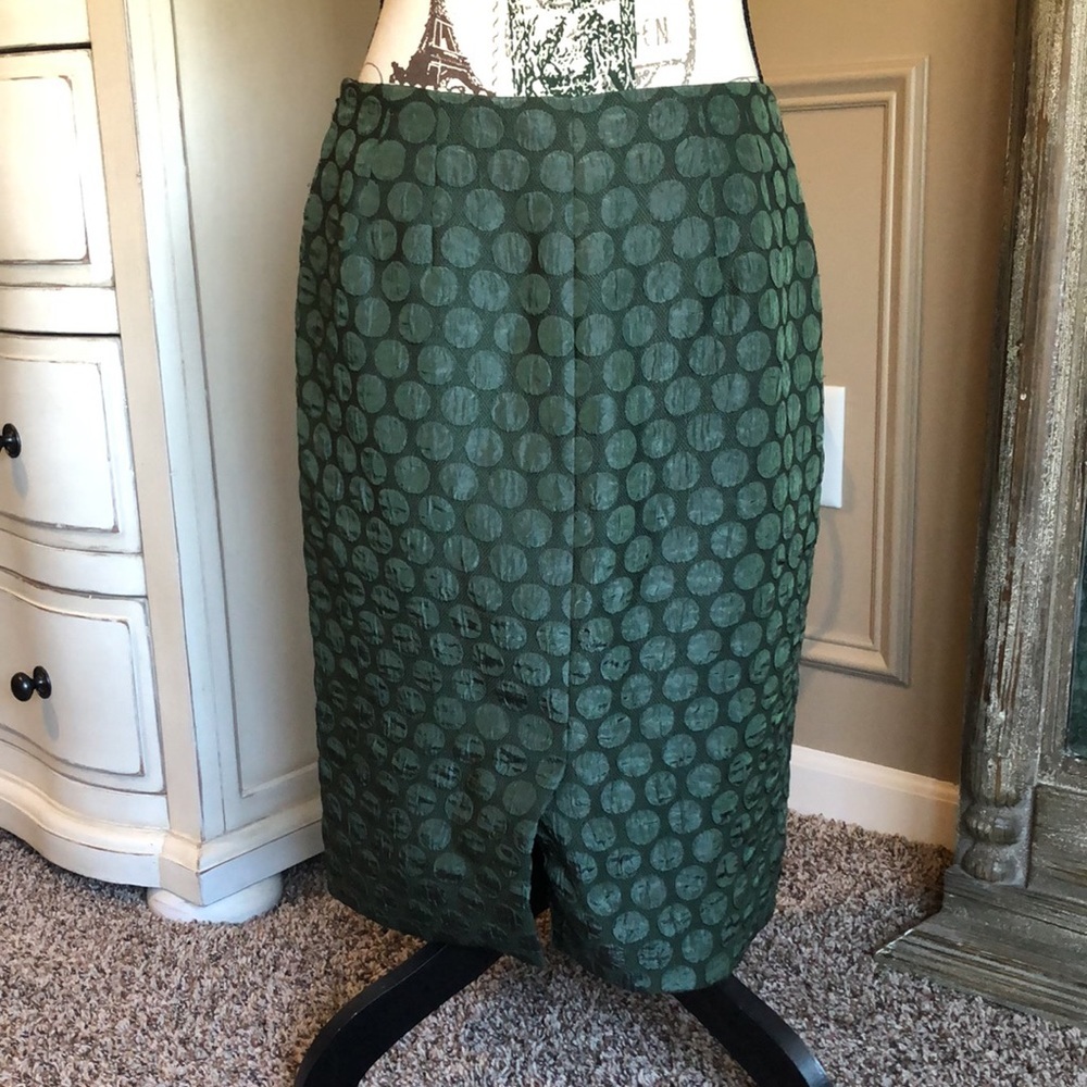 Anthropologie Maeve Doban Polka Dot Skirt Sz 4 - Picture 5 of 10